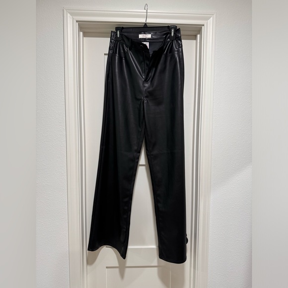 Vestique Black Leather Pants -27 - Picture 3 of 5